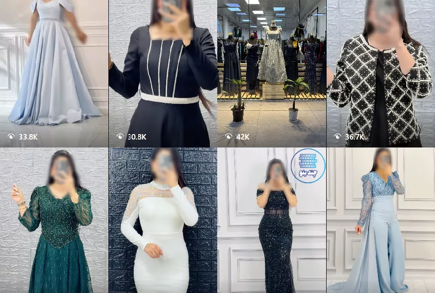 لباس‌های مجلسی زنانه مزون آوین